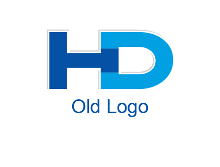 letter H joined to letter D
