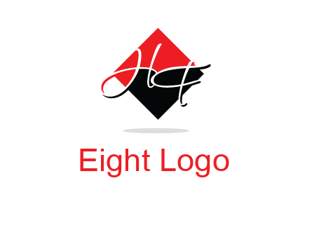 Letters HG in a rhombus logo