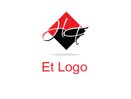 Letters HG in a rhombus logo