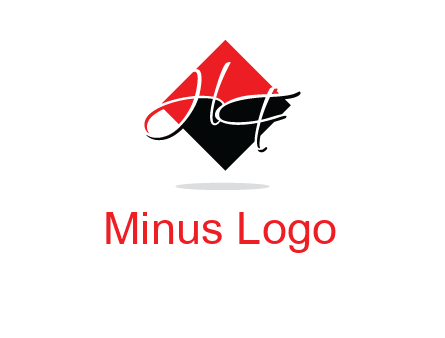 Letters HG in a rhombus logo