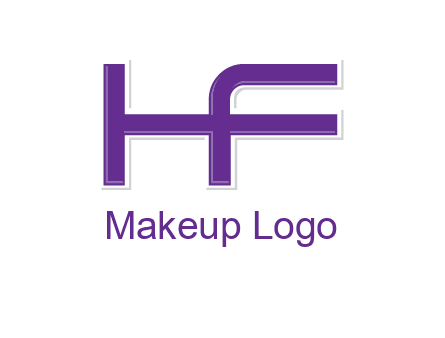 letter H forming letter F