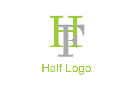 letter F intertwining with letter H