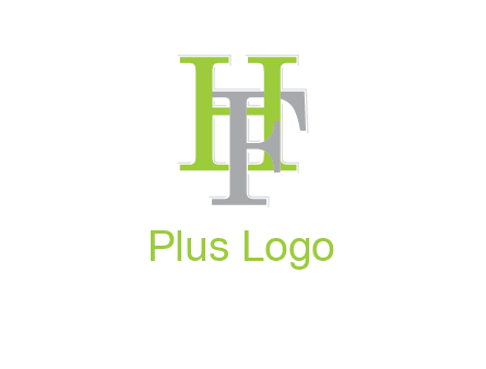 letter F intertwining with letter H