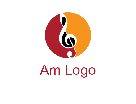 music note in colored circle logo