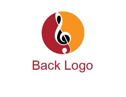 music note in colored circle logo