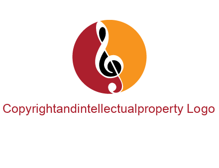 music note in colored circle logo