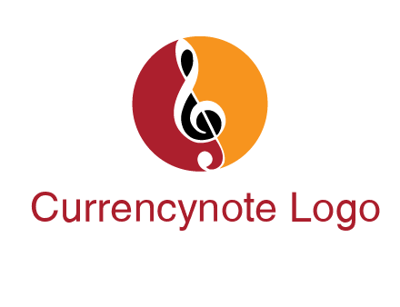 music note in colored circle logo