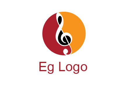 music note in colored circle logo