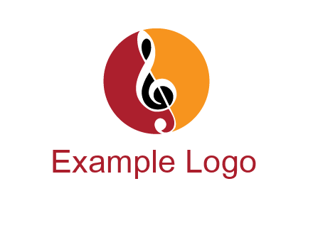 music note in colored circle logo