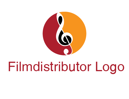 music note in colored circle logo