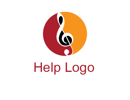 music note in colored circle logo
