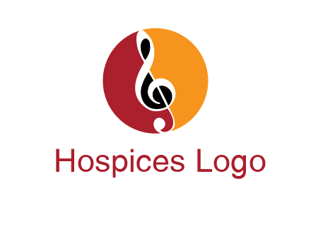 music note in colored circle logo