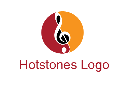 music note in colored circle logo