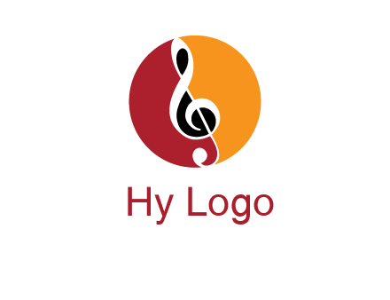 music note in colored circle logo