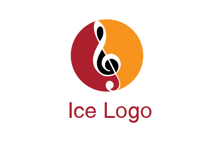 music note in colored circle logo