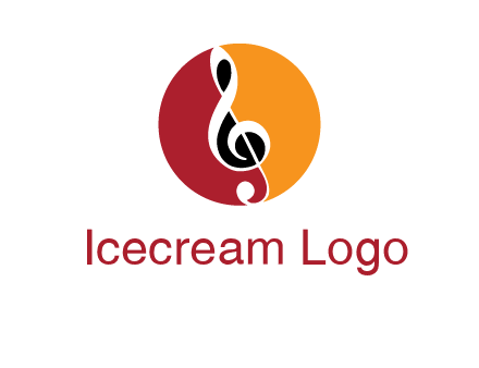 music note in colored circle logo