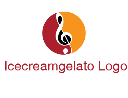 music note in colored circle logo