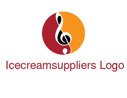 music note in colored circle logo