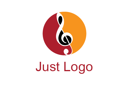 music note in colored circle logo