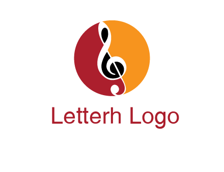 music note in colored circle logo