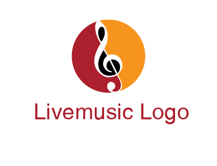 music note in colored circle logo