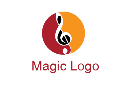 music note in colored circle logo