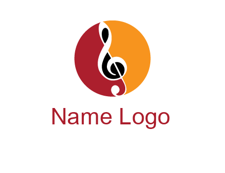 music note in colored circle logo