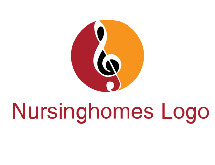 music note in colored circle logo