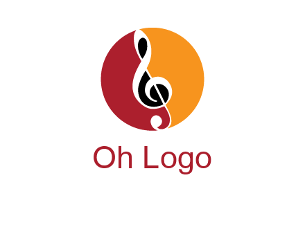 music note in colored circle logo