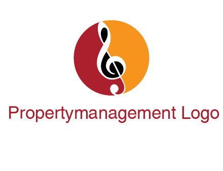 music note in colored circle logo