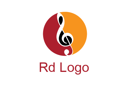 music note in colored circle logo