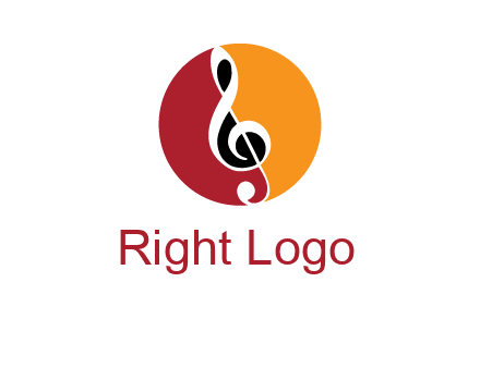 music note in colored circle logo