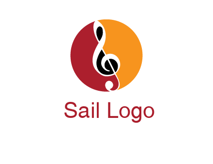 music note in colored circle logo
