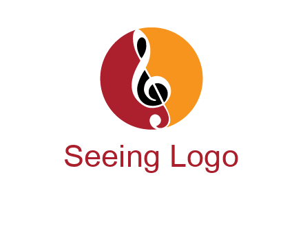 music note in colored circle logo