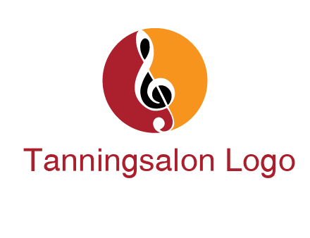 music note in colored circle logo