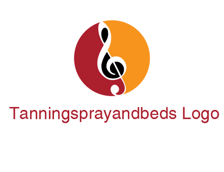 music note in colored circle logo