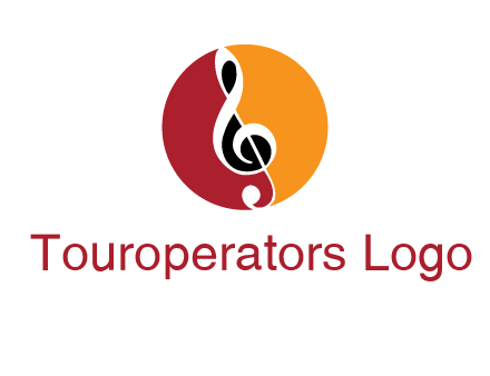 music note in colored circle logo