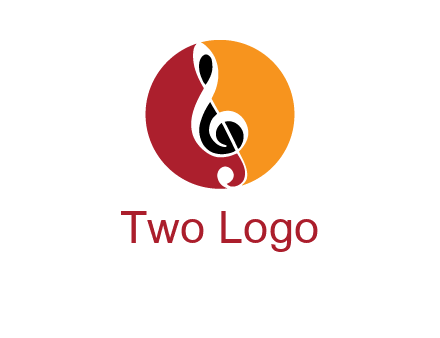 music note in colored circle logo
