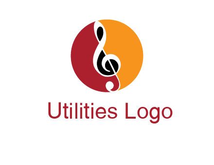 music note in colored circle logo