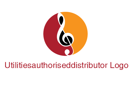 music note in colored circle logo