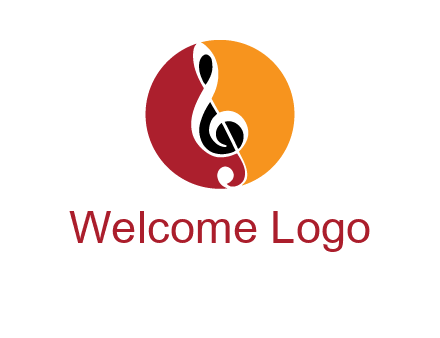 music note in colored circle logo