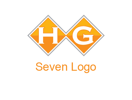 Letters h and g in a diamond logo