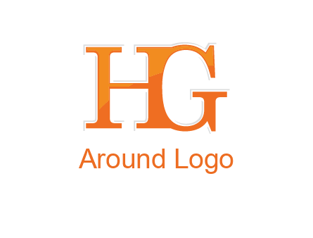 letter HG joined together