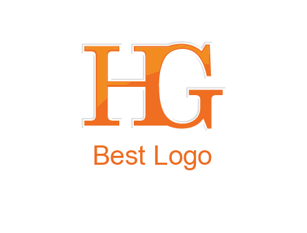 letter HG joined together