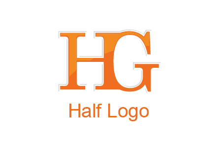 letter HG joined together