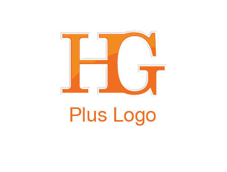 letter HG joined together