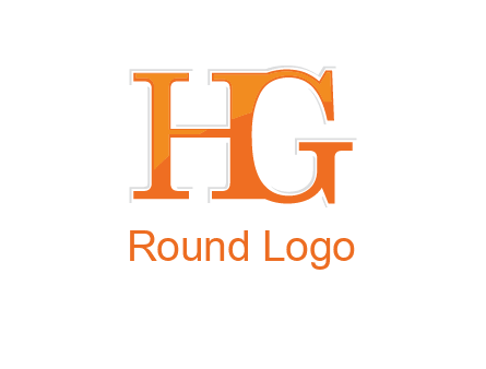 letter HG joined together