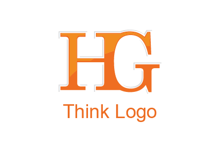 letter HG joined together