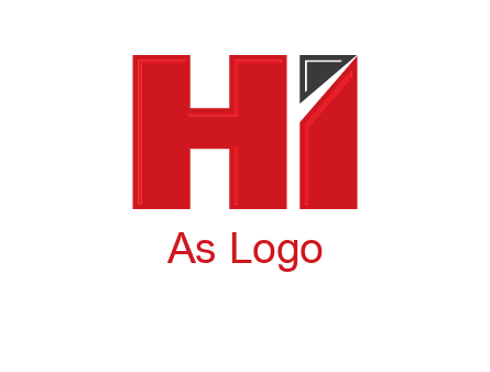 letter H and letter I together