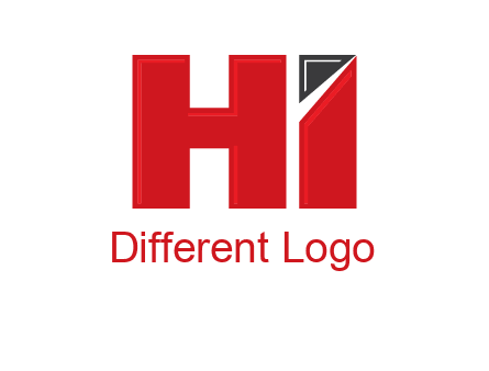 letter H and letter I together